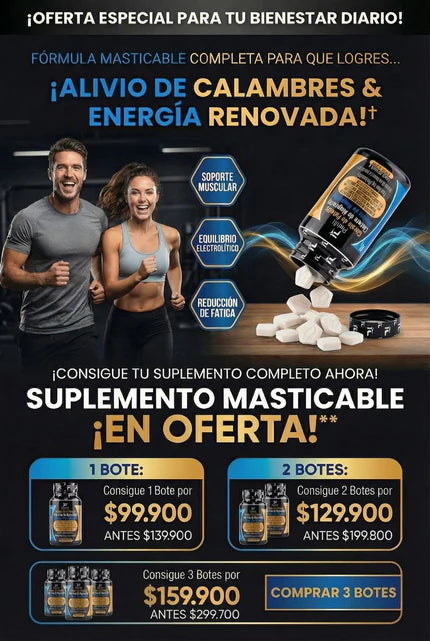 FitoVit - Suplemento Masticable de Magnesio y Potasio