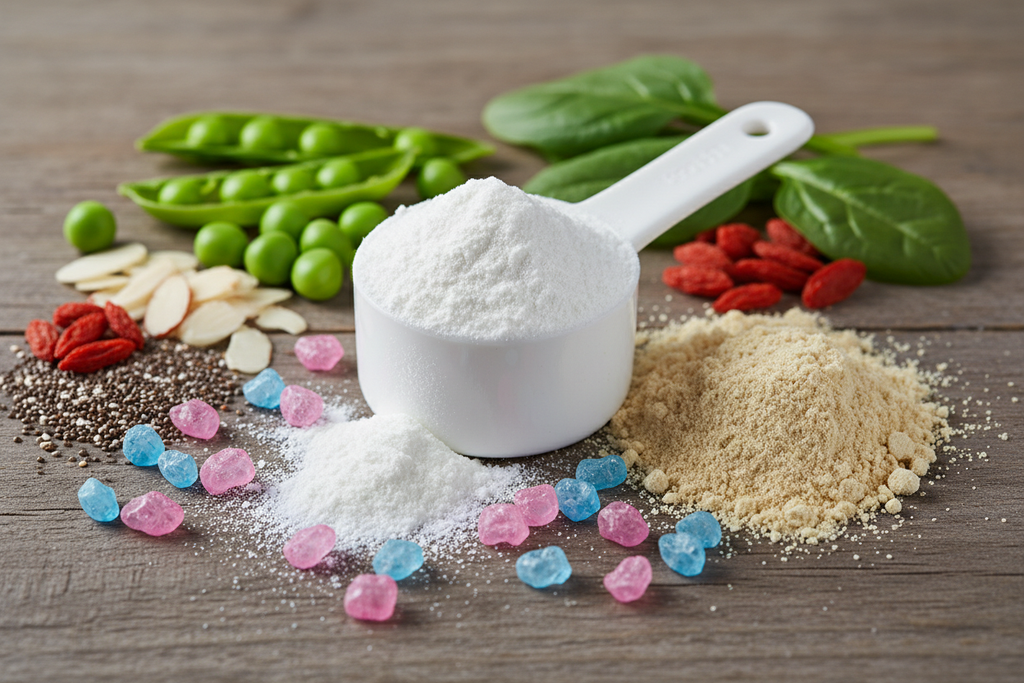 Ingredientes naturales de la creatina